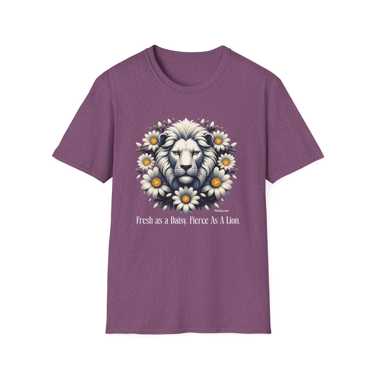 Fresh as a Daisy. Fierce Like a Lion. Pickleball Shirt for Women — Funny Pickleball Gift, Pickleball Player Tee