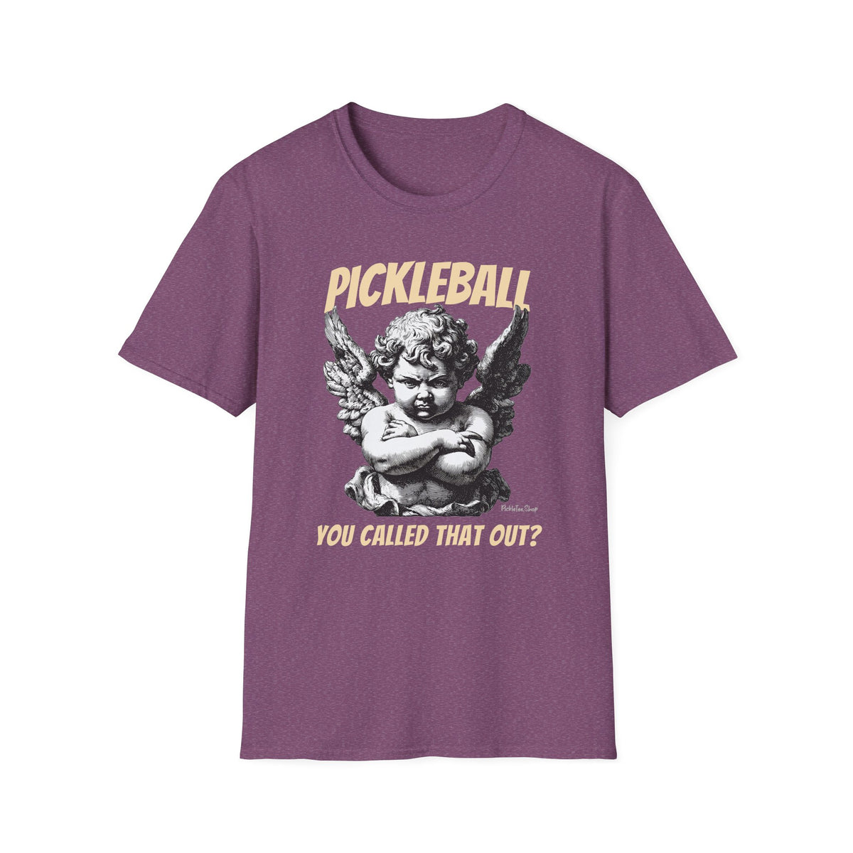 You called that out? | PickleTee Angry Cherub Tee