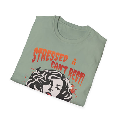 Stressed & Can't Rest.  Pickleball Tee.