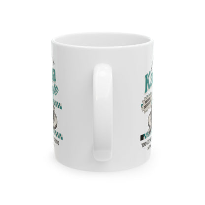 Karma Café Coffee Mug – What Goes Around Comes Around – Funny Karma Gift