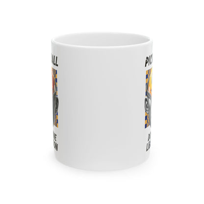Funny Pickleball Coffee Mug – Unzip Your Dopamine – Pickleball Player Gift