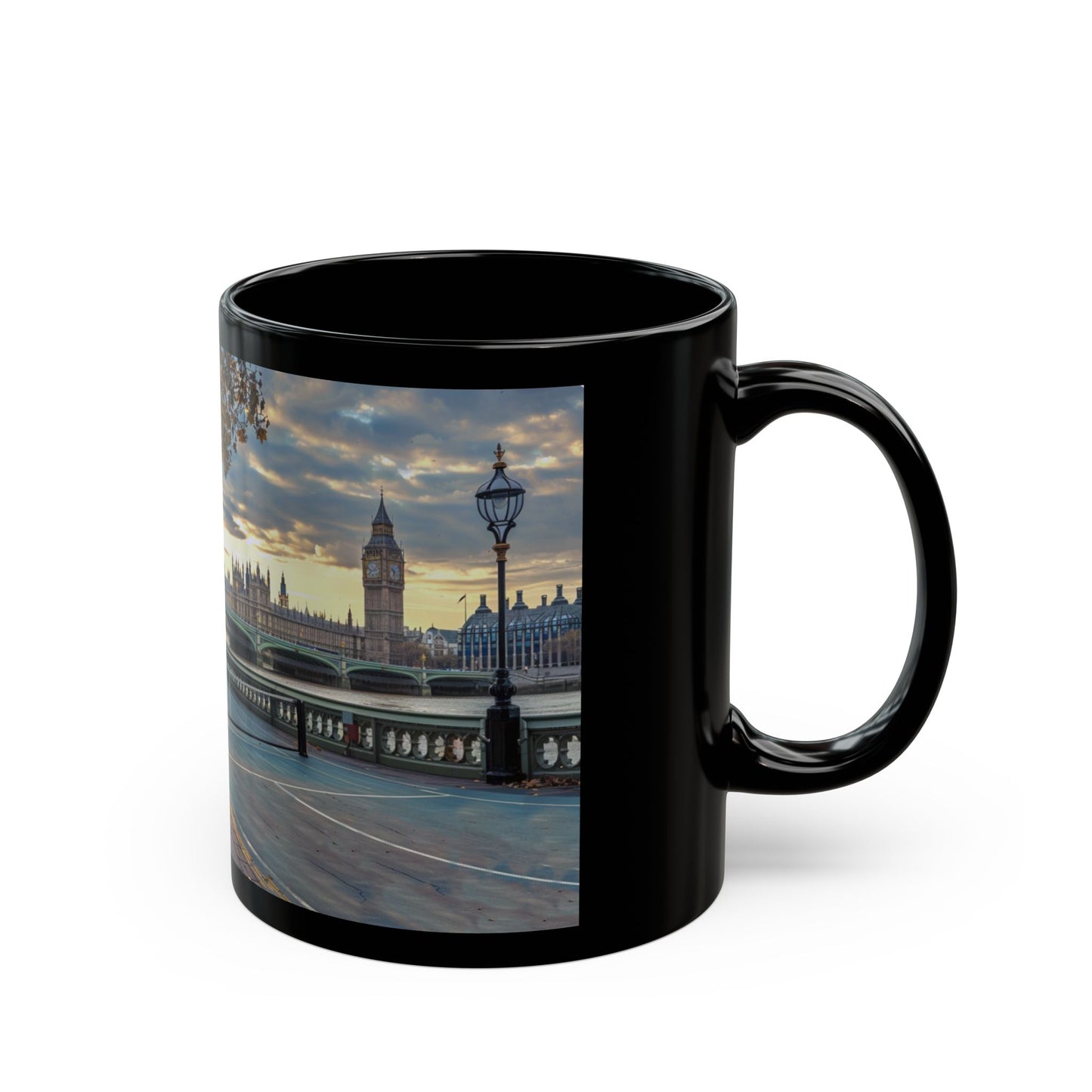Pickleball Gifts — London Dream Court Mug, Big Ben & Thames