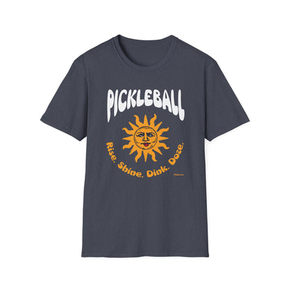 Rise. Shine. Dink. Doze. Pickleball T-Shirt – Funny Pickleball Tee for Daily Players