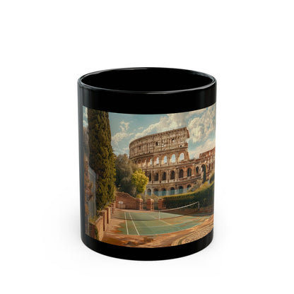 Pickleball Gifts — Rome Dream Court Mug, Colosseum & Eternal City