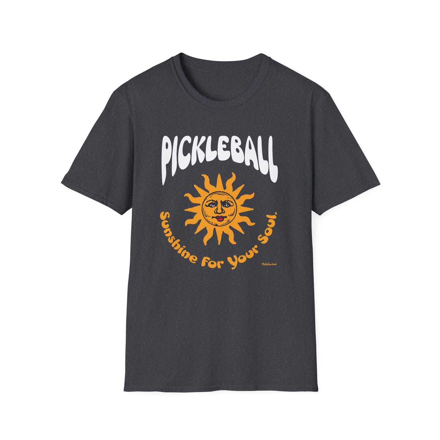 Pickleball Sunshine Shirt – Funny Pickleball Tee with Vintage Sun Graphic