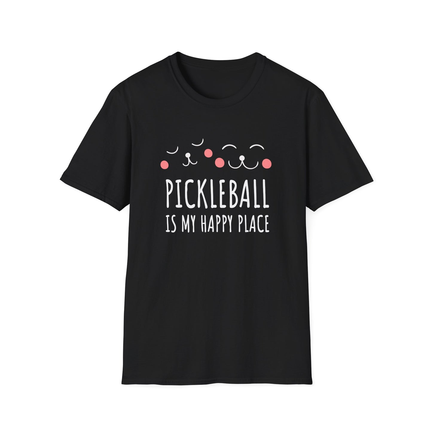 Pickleball Is My Happy Place Shirt – Cute Pickleball Tee for Women