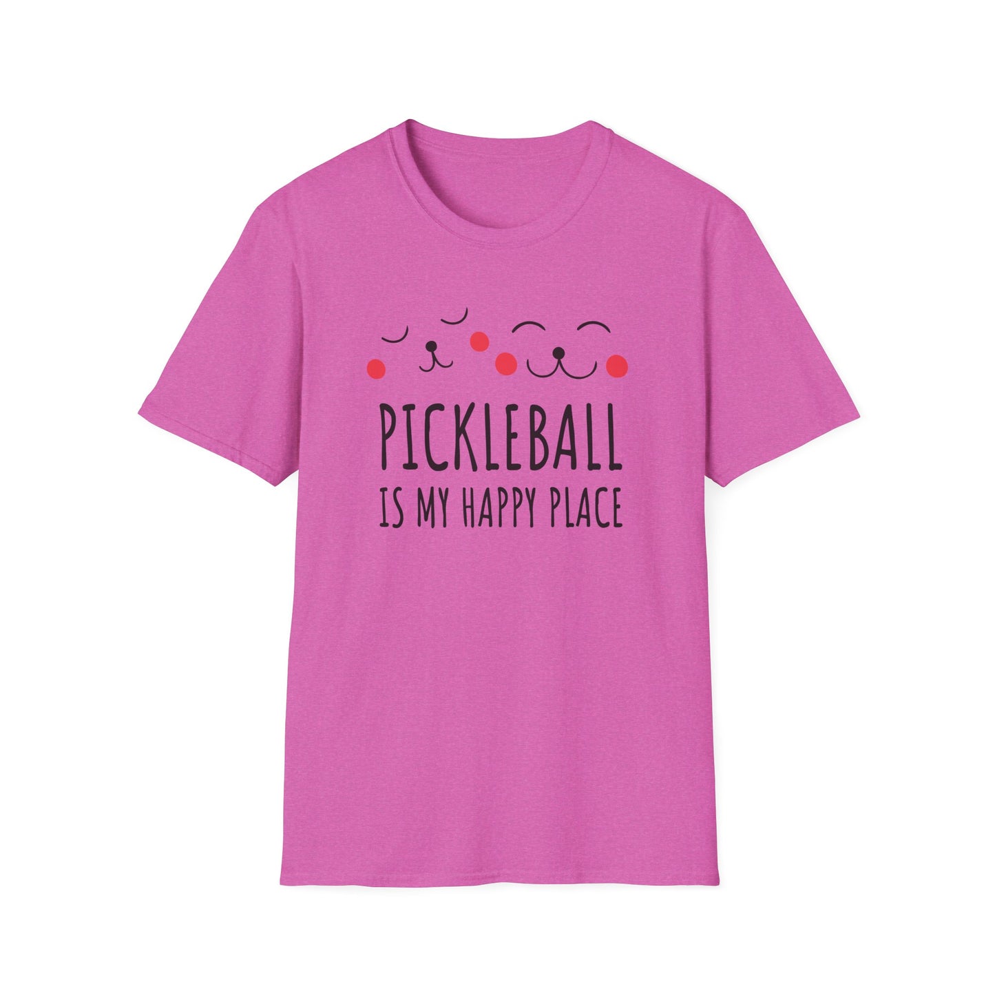 Pickleball Is My Happy Place Shirt – Cute Pickleball Tee for Women