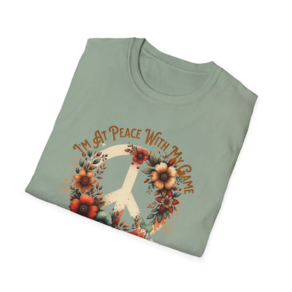 I'm At Peace With My Game. Pickleball Tee.