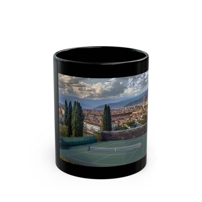 Pickleball Gifts — Florence Dream Court Mug, Duomo & Tuscan Skyline