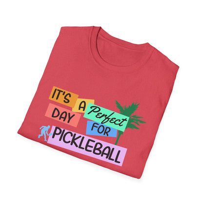 It’s a Perfect Day for Pickleball Shirt – Funny Pickleball Tee – Pickleball Player Gift – Pickleball Lover Shirt – Pickleball Court Humor