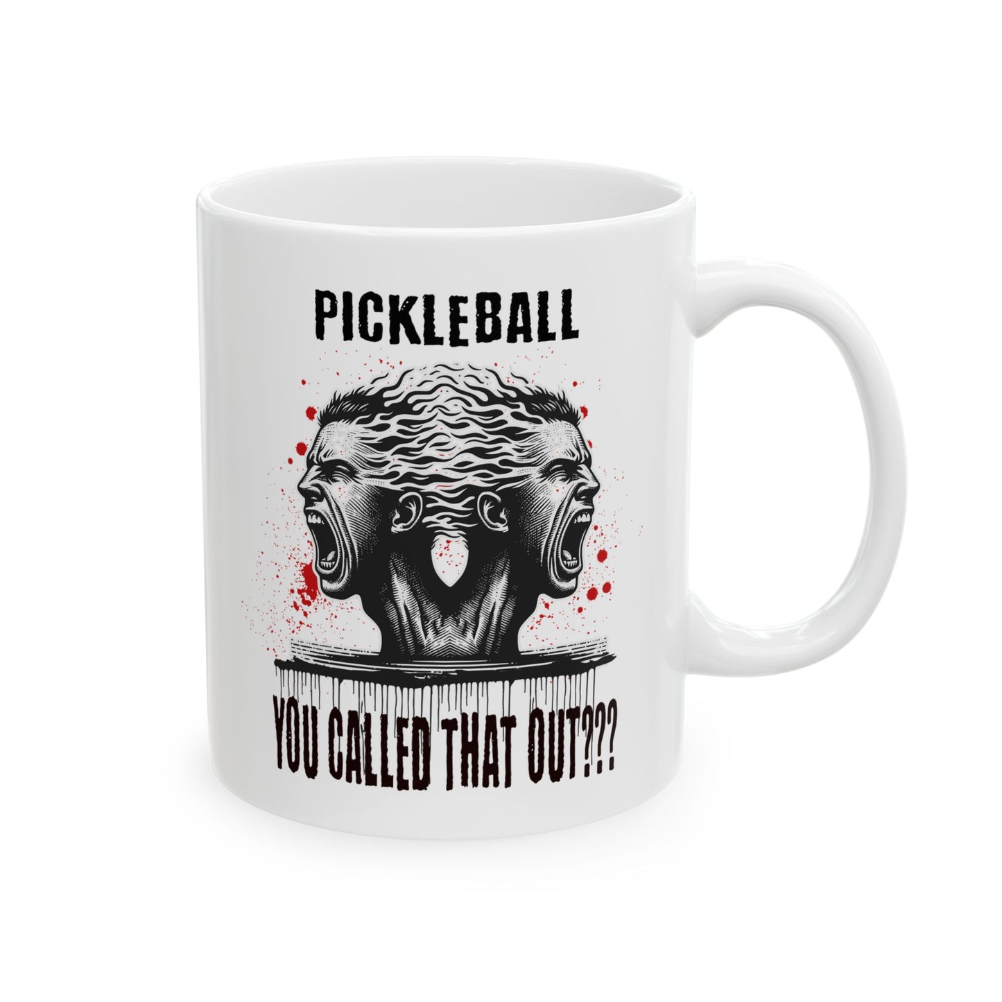 Funny Pickleball Coffee Mug – You called that out? – Pickleball Player Gift