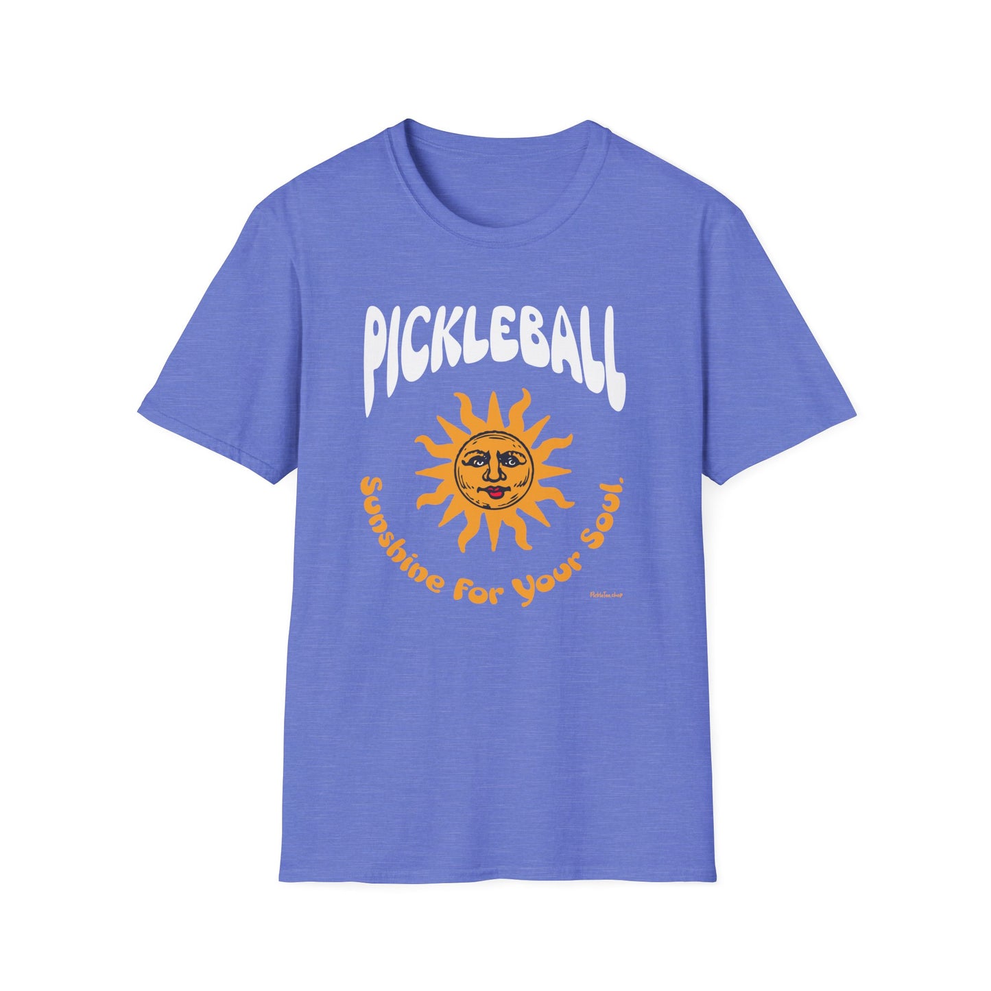Pickleball Sunshine Shirt – Funny Pickleball Tee with Vintage Sun Graphic