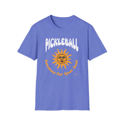 Pickleball Sunshine Shirt – Funny Pickleball Tee with Vintage Sun Graphic