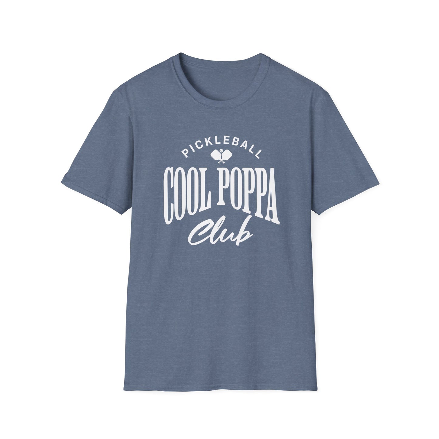 Cool Poppa Club Pickleball Shirt – Funny Pickleball Tee for Poppa, Grandfather Gift