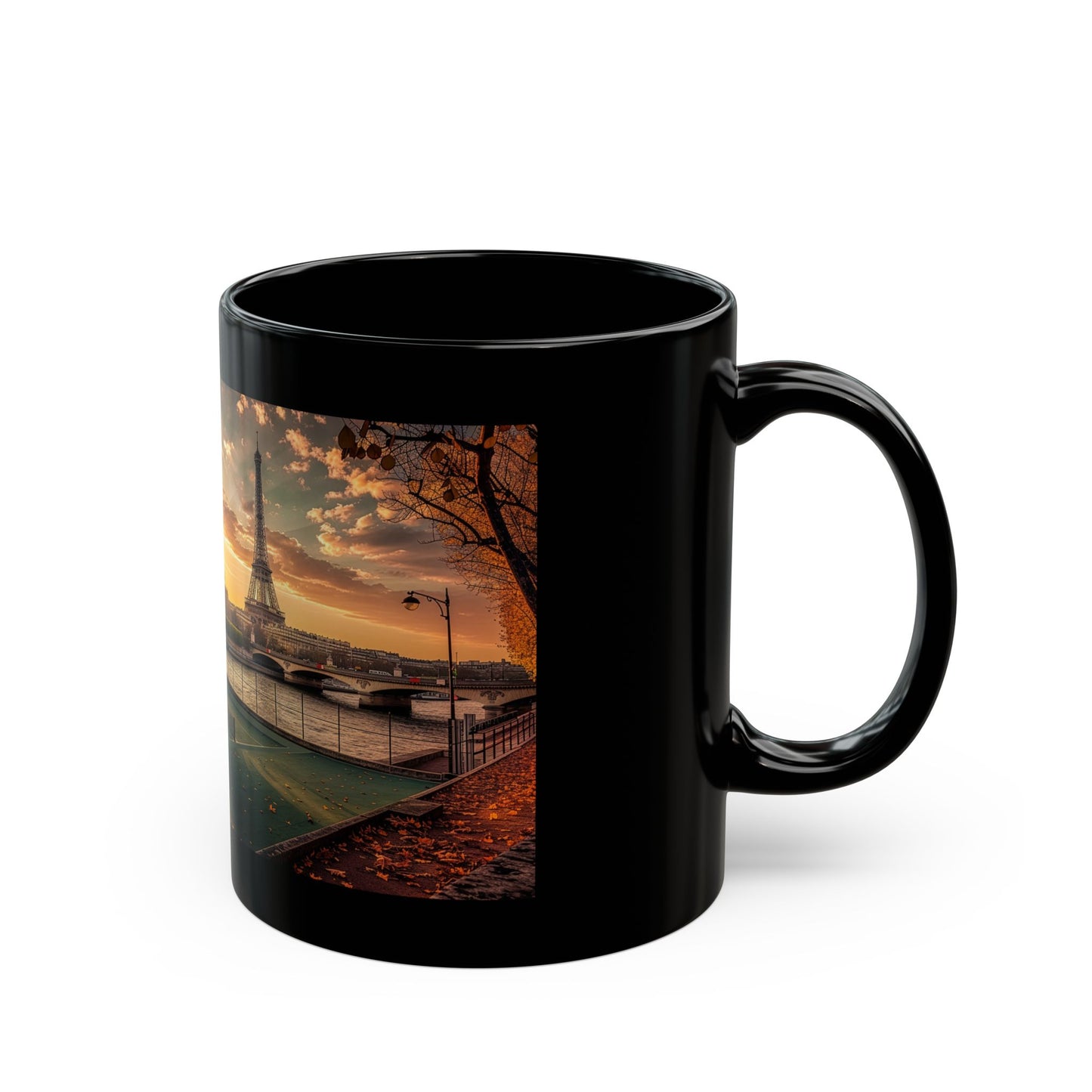 Pickleball Gifts — Paris Dream Court Mug, Eiffel Tower & Seine