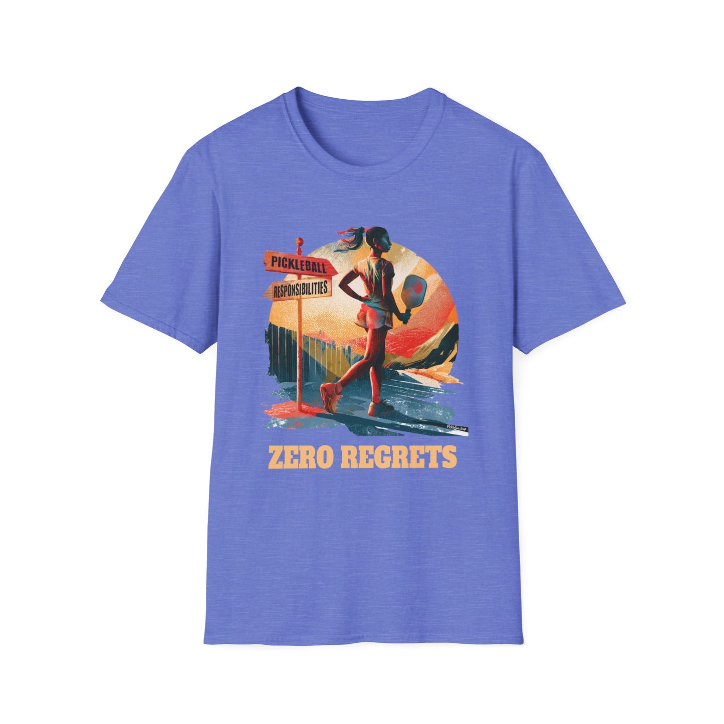 Zero Regrets Pickleball Shirt for Women — Funny Pickleball Gift — Women's Pickleball Tee