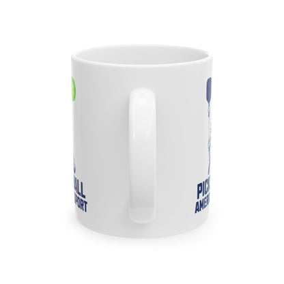 Pickleball Mug America’s Sport, Pickleball Gift Coffee Mug, Funny Pickleball Cup, Gift for Pickleball Player, Dad Grandpa Pickleball Mug