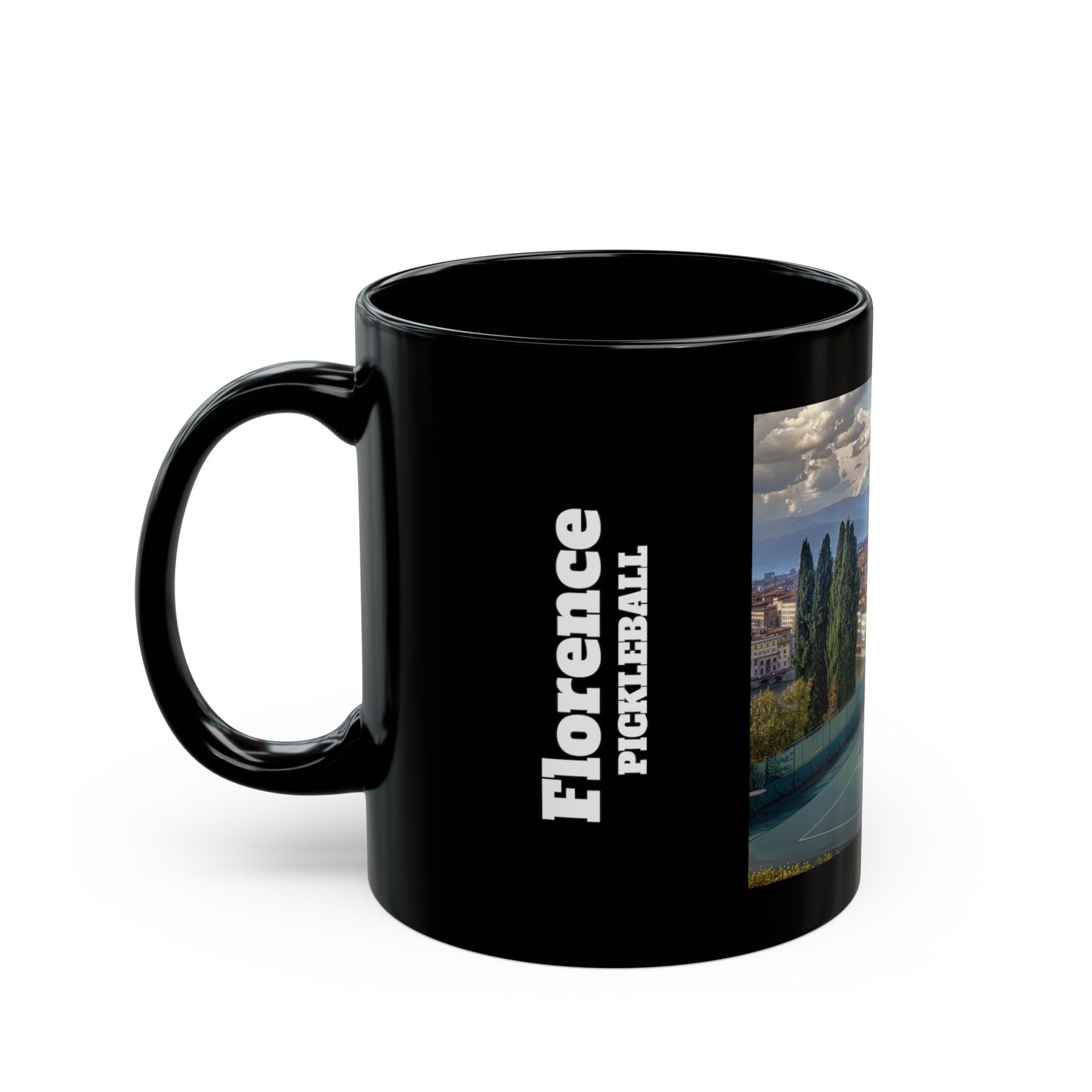Pickleball Gifts — Florence Dream Court Mug, Duomo & Tuscan Skyline