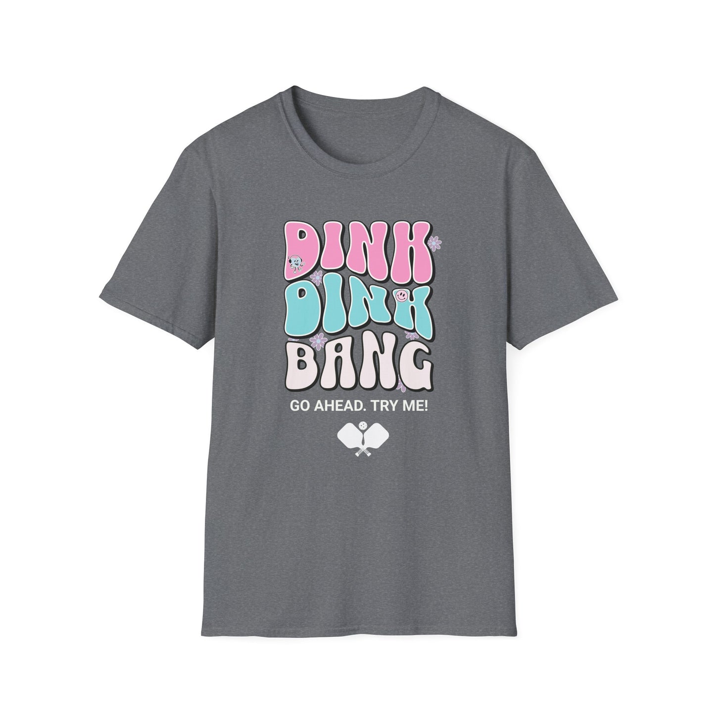 Dink Dink Bang Pickleball Shirt, Funny Pickleball Tee, Cute Pickleball Shirt, Pickleball Gift for Women Men, Pickleball Humor Tee
