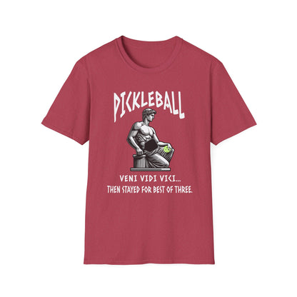 Veni Vidi Vici Pickleball Shirt – Then Stayed for Best of Three