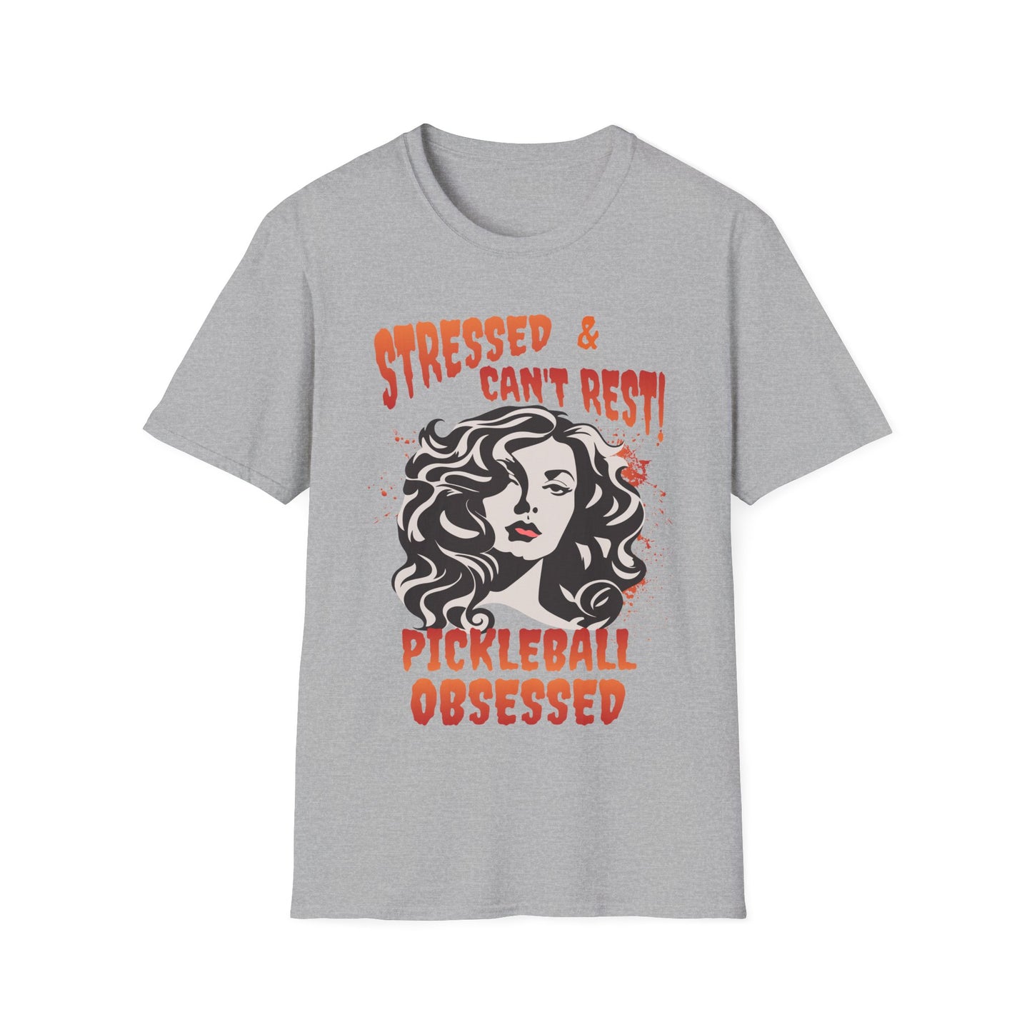 Stressed & Can't Rest.  Pickleball Tee.