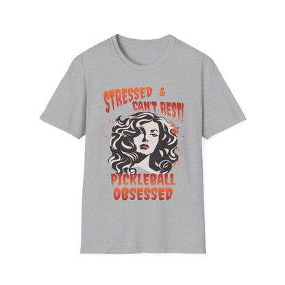 Stressed & Can't Rest.  Pickleball Tee.