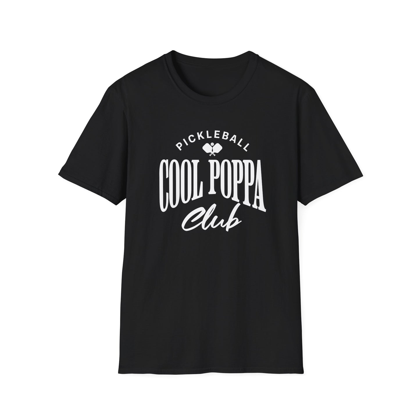 Cool Poppa Club Pickleball Shirt – Funny Pickleball Tee for Poppa, Grandfather Gift