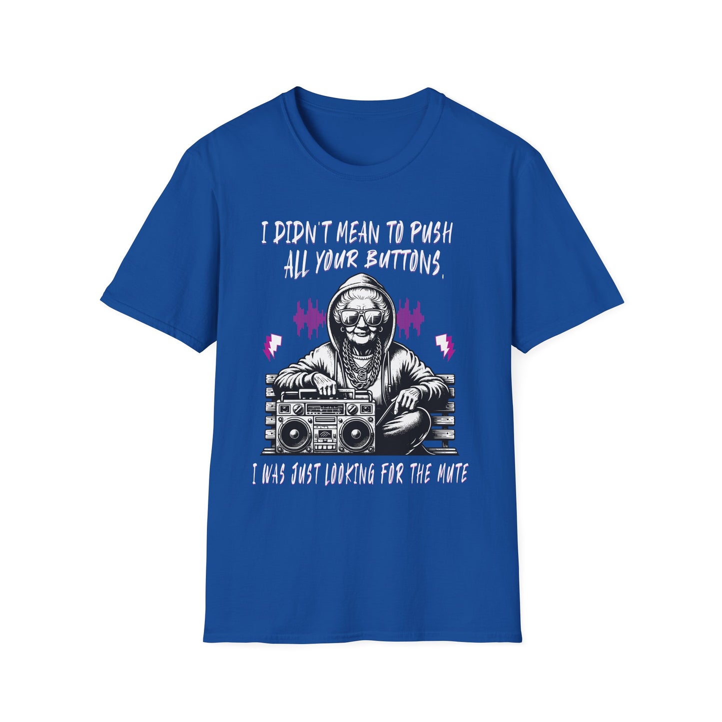 Push All Your Buttons Shirt Funny Retro Music Tee Vintage Humor Graphic T-Shirt