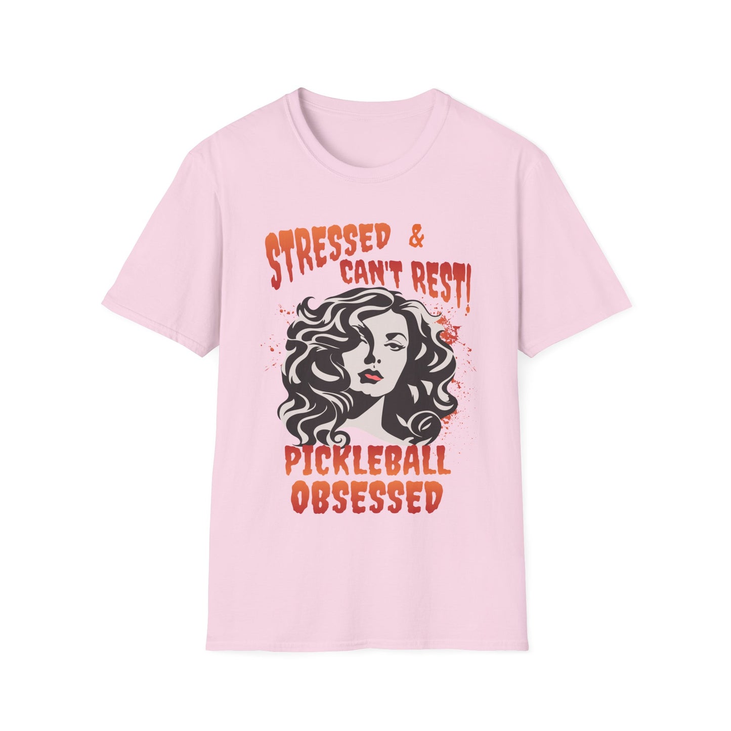 Stressed & Can't Rest.  Pickleball Tee.