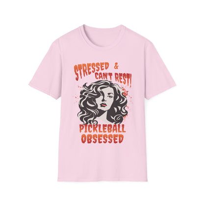 Stressed & Can't Rest.  Pickleball Tee.