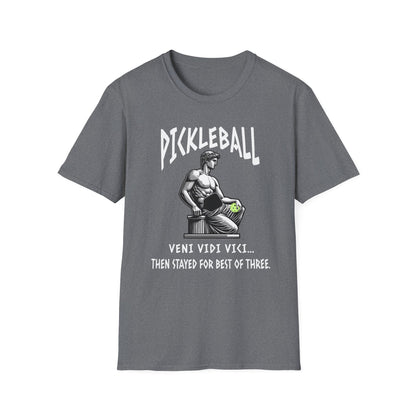 Veni Vidi Vici Pickleball Shirt – Then Stayed for Best of Three