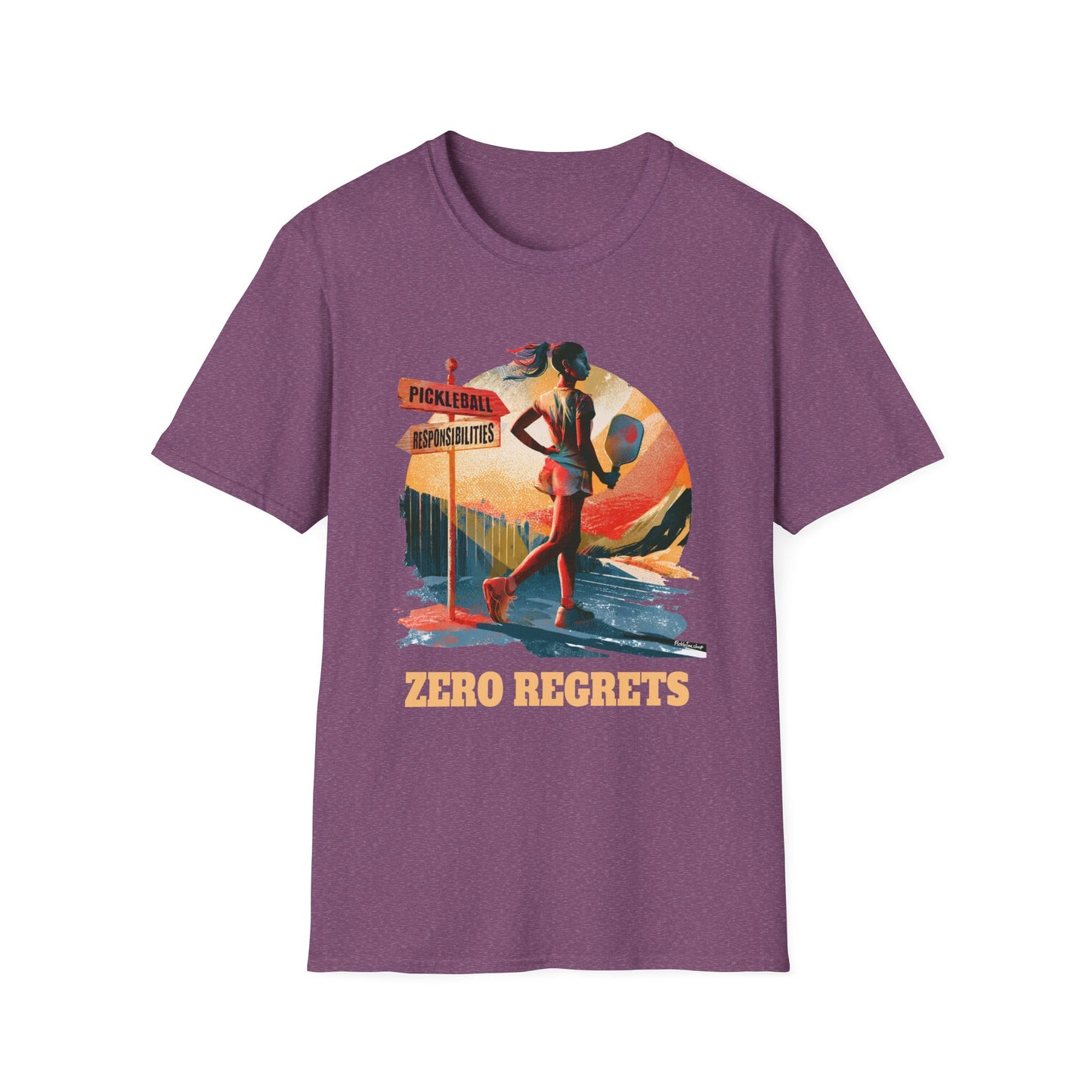 Zero Regrets Pickleball Shirt for Women — Funny Pickleball Gift — Women's Pickleball Tee