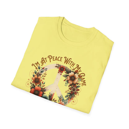 I'm At Peace With My Game. Pickleball Tee.