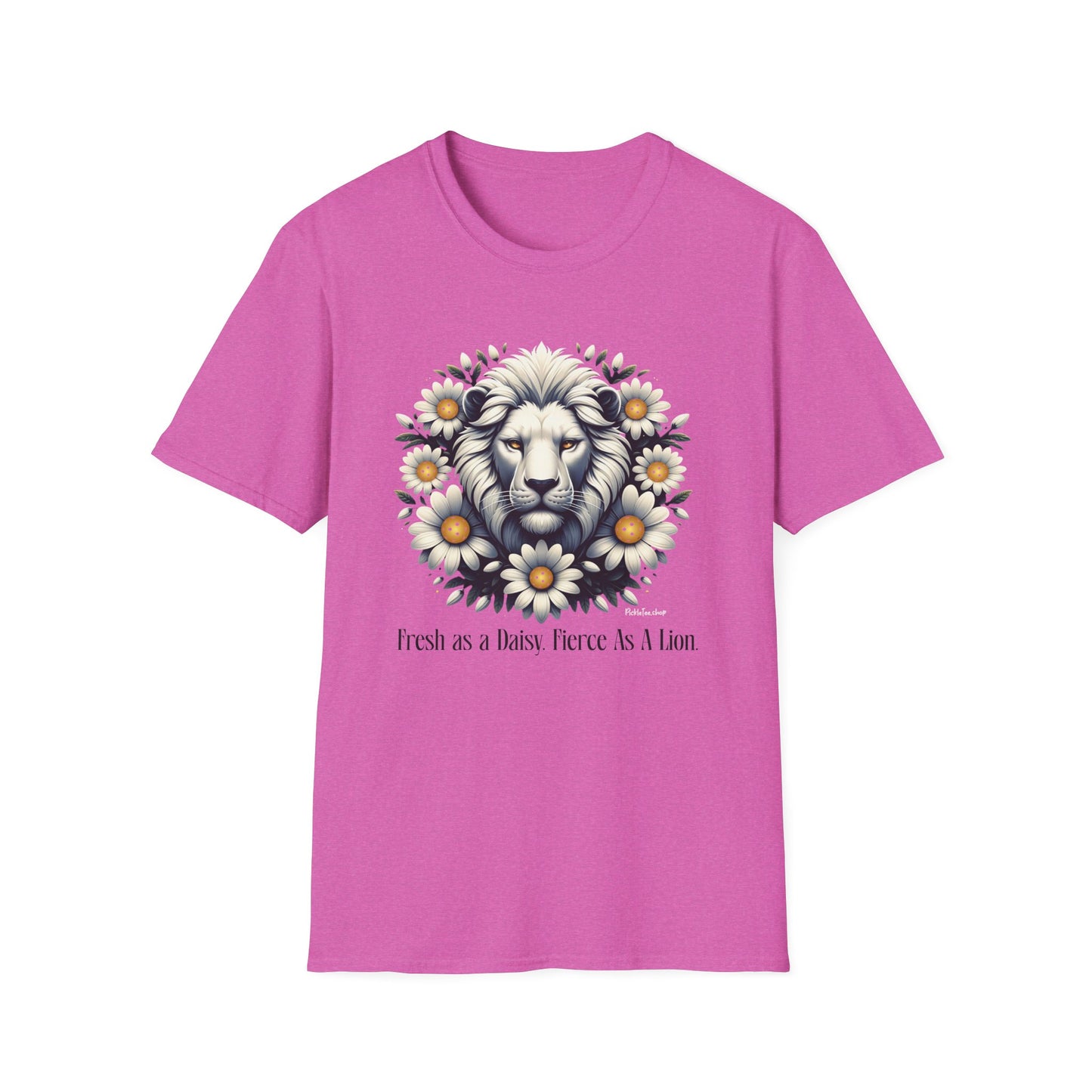 Fresh as a Daisy. Fierce Like a Lion. Pickleball Shirt for Women — Funny Pickleball Gift, Pickleball Player Tee