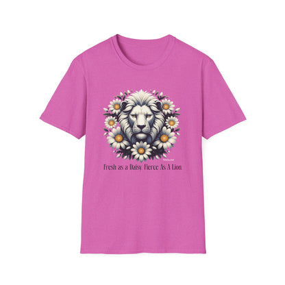 Fresh as a Daisy. Fierce Like a Lion. Pickleball Shirt for Women — Funny Pickleball Gift, Pickleball Player Tee