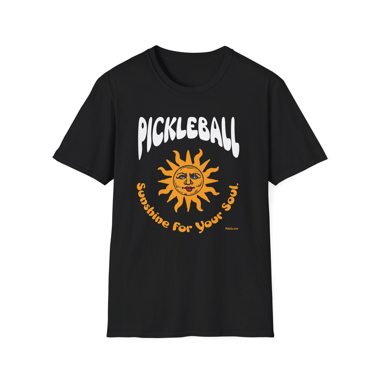 Pickleball Sunshine Shirt – Funny Pickleball Tee with Vintage Sun Graphic