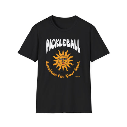 Pickleball Sunshine Shirt – Funny Pickleball Tee with Vintage Sun Graphic