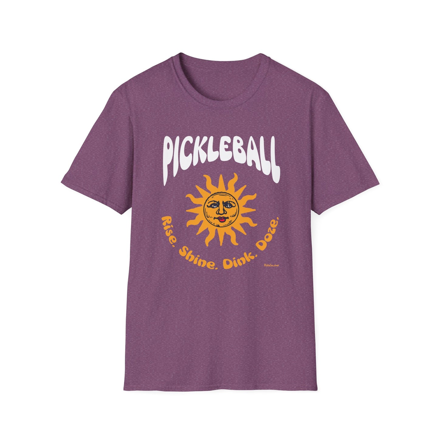 Rise. Shine. Dink. Doze. Pickleball T-Shirt – Funny Pickleball Tee for Daily Players