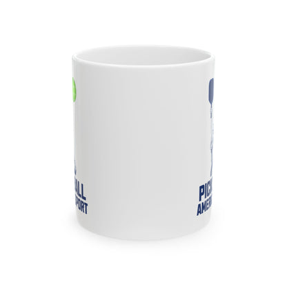 Pickleball Mug America’s Sport, Pickleball Gift Coffee Mug, Funny Pickleball Cup, Gift for Pickleball Player, Dad Grandpa Pickleball Mug