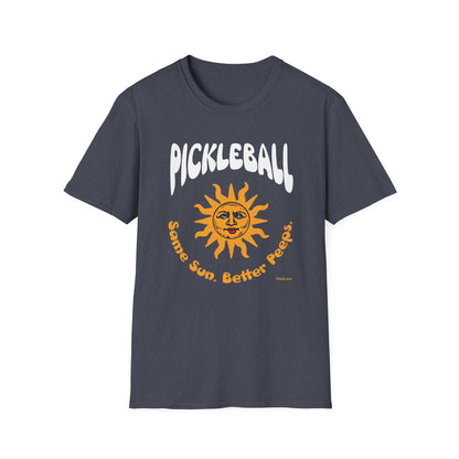 Same Sun. Better Peeps. Pickleball T-Shirt – Funny Pickleball Tee for Players Who Love the Community