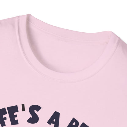 Life’s a Bear Shirt Funny Hiking Tee Outdoor Humor Camping Gift Dancing Bear Graphic