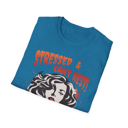 Stressed & Can't Rest.  Pickleball Tee.