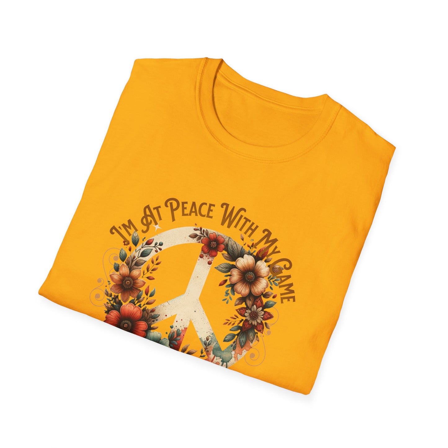 I'm At Peace With My Game. Pickleball Tee.