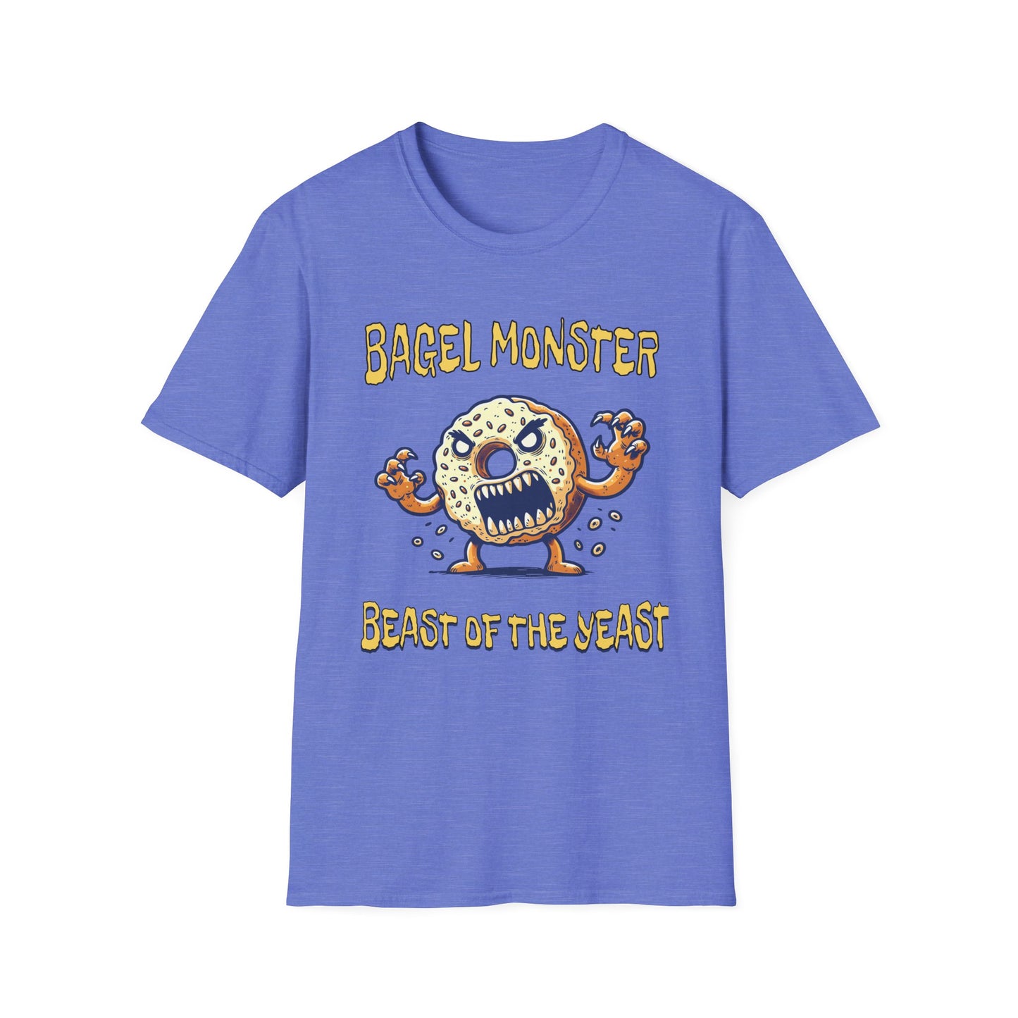 Bagel Monster Shirt Funny Food Tee Beast of the Yeast Bakery Humor Graphic T-Shirt