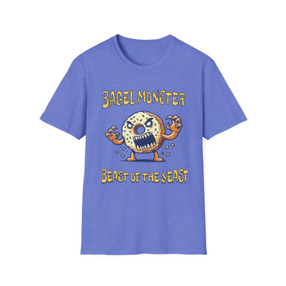 Bagel Monster Shirt Funny Food Tee Beast of the Yeast Bakery Humor Graphic T-Shirt