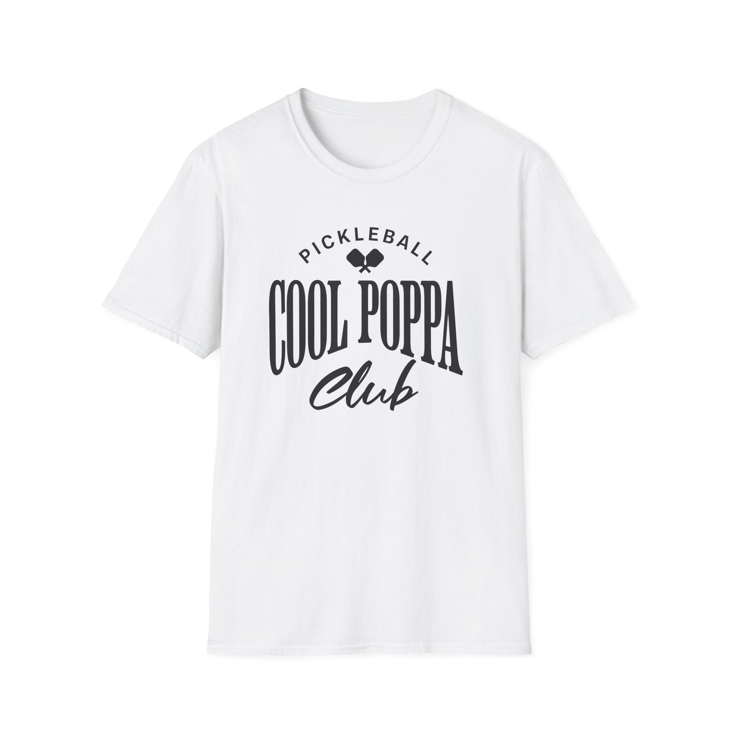 Cool Poppa Club Pickleball Shirt – Funny Pickleball Tee for Poppa, Grandfather Gift