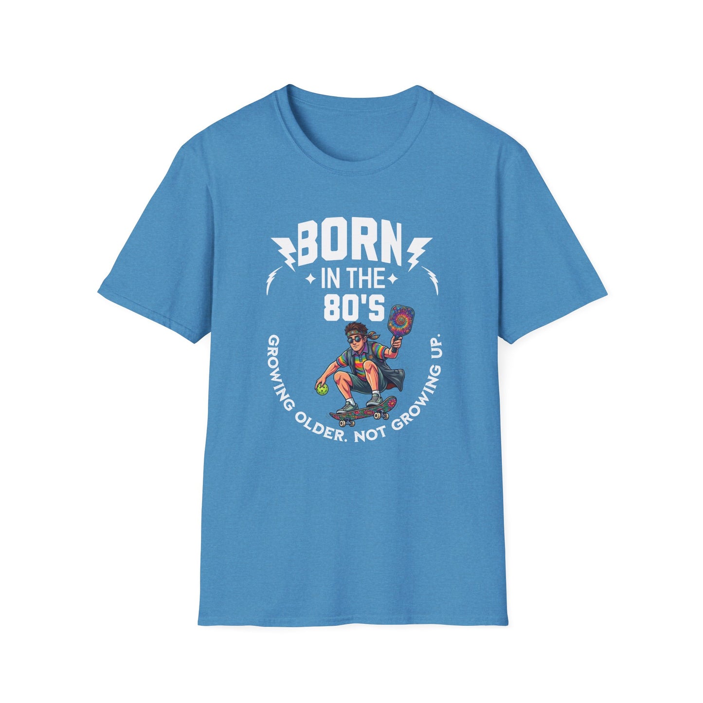 Born in the 80s Pickleball Shirt – Getting Older Without Growing Up Funny Pickleball Tee