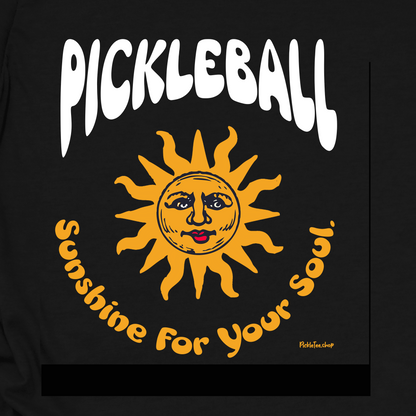 Pickleball Sunshine Shirt – Funny Pickleball Tee with Vintage Sun Graphic