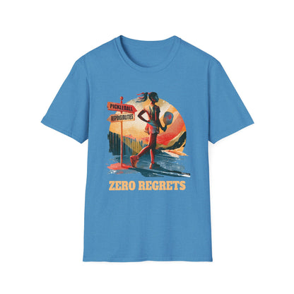 Zero Regrets Pickleball Shirt for Women — Funny Pickleball Gift — Women's Pickleball Tee