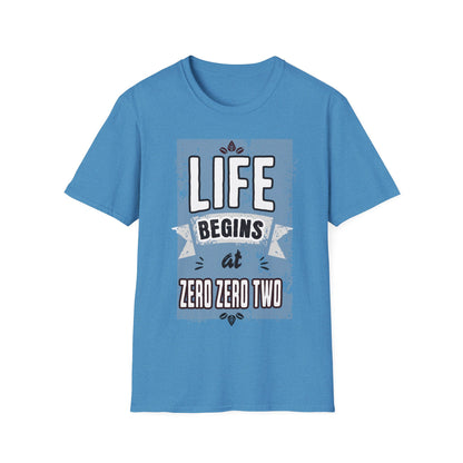 Life Begins at Zero Zero Two Pickleball Shirt | Funny Pickleball Scoring Tee | Gift for Pickleball Player | League & Tournament Shirt
